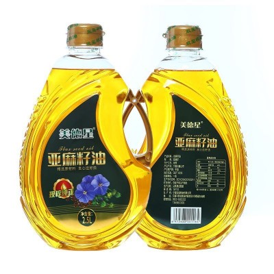 美德星一级亚麻籽油宁夏正宗亚麻酸食用油炒菜图4
