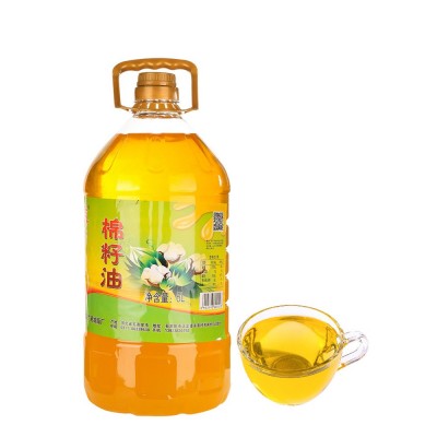 鼎益白棉籽油卫生油5L物理压榨棉花籽油炒菜煎炸油一件厂家批发图5