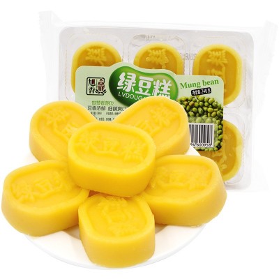 旭香斋绿豆糕240g上海特产绿豆冰糕传统糕点老式手工点心厂家直销图4