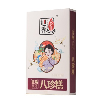 源头工厂 一件包邮】旭香斋坚果茯苓糕八珍糕无蔗糖传统芡 实糕点图4