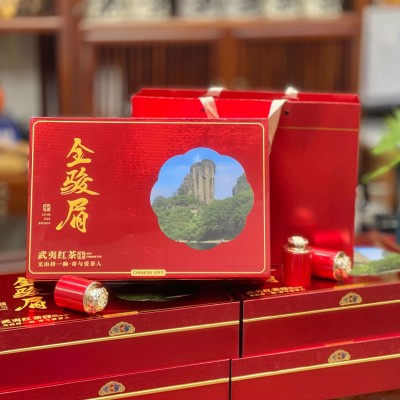 金骏眉茶叶武夷山红茶金俊眉浓香蜜香型茶叶散装礼盒装茶礼批发图2