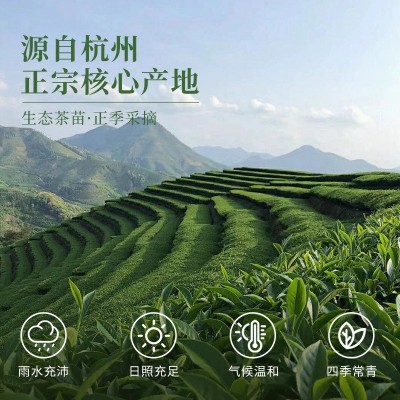 甄选明前龙井茶礼盒装厂家批发高档绿茶茶叶礼盒装明前特级龙井茶图2