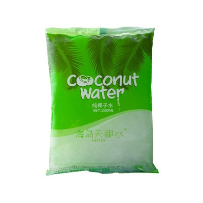 海南新鲜纯椰青椰子水汁1500ml椰子鸡火锅材料配料火锅蘸料袋装图3