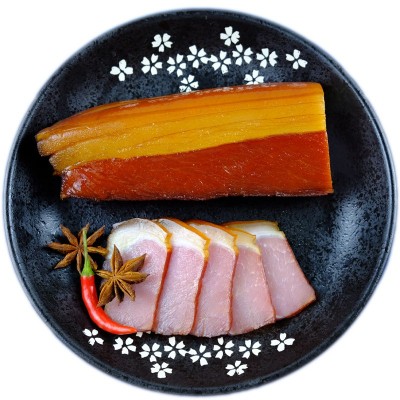 湖南特产传统柴火烟熏腊肉瘦肉现货条肉批发厂家直供腊里脊肉图4