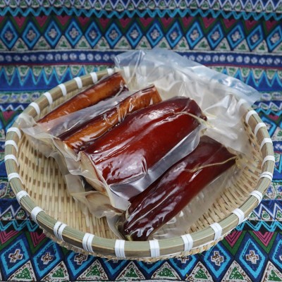 湖南特产传统柴火烟熏偏肥腊肉一斤装湘味咸肉整箱批发图2