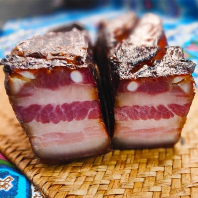 湖南湘西腊肉厂家农家烟熏咸肉非四川五花瘦肉排骨后腿猪嘴批发图4
