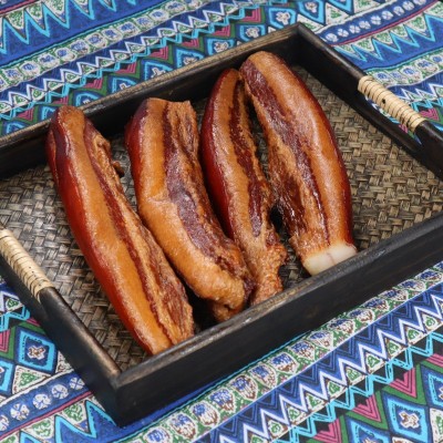 湖南湘西腊肉厂家农家烟熏咸肉非四川五花瘦肉排骨后腿猪嘴批发图5