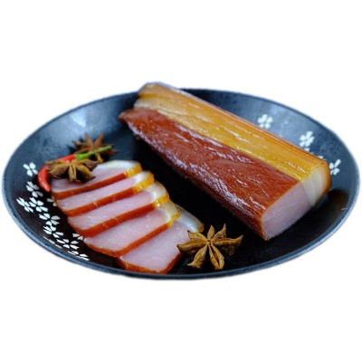 湖南湘西腊肉厂家农家烟熏咸肉非四川五花瘦肉排骨后腿猪嘴批发图2