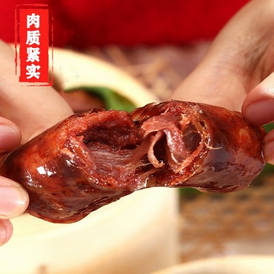 正宗麻辣香肠湖南湘西土特产自制腊肠四川土猪烟熏腊肉腊味美食图4