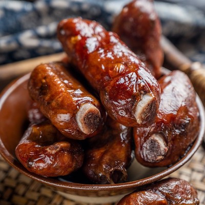 重庆石柱烟熏腊排骨香肠农家自制麻辣排骨腊肠批发 特产店 工会图4