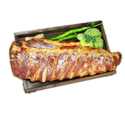 腊排骨正宗四川农家烟熏腊肉特产猪肉手工食品餐饮用整箱批发厂家图5
