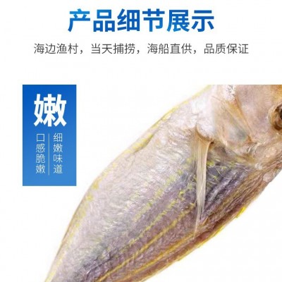 渔民自晒大量阳江特产一夜埕红三鱼干微咸鱼干干货鲜甜带头去内脏图2