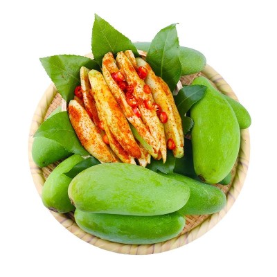 生吃芒果 一件代发 象牙芒酸野芒果青皮腌芒果脆甜芒果花新鲜水果图5