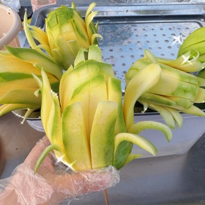 生吃芒果 一件代发 象牙芒酸野芒果青皮腌芒果脆甜芒果花新鲜水果图3