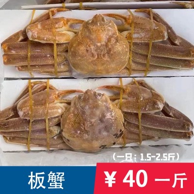 板蟹松叶蟹雪蟹长脚蟹冰鲜冷冻水产海鲜酒楼商用批发1.5-4斤/只图2
