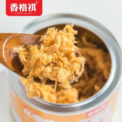 香格祺年货零食批发80g罐装烘焙寿司原味猪肉松图4