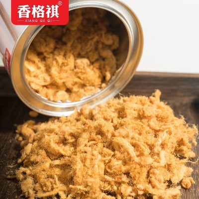 香格祺年货零食批发80g罐装烘焙寿司原味猪肉松图3