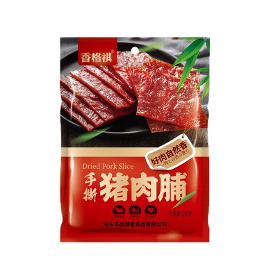 香格祺猪肉干芝麻散装特产200g肉脯休闲零食年货批发手撕猪肉脯图5