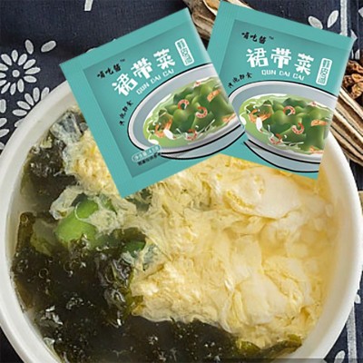 裙带菜虾皮汤海鲜汤速食汤冲泡即食紫菜虾皮海带汤料免煮批发代餐图3