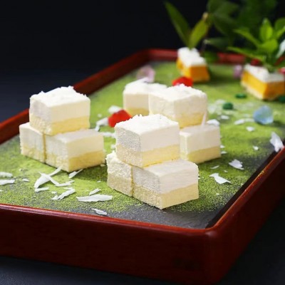 轻肴雪域牛乳180g/盒/10块冷冻慕斯蛋糕解冻即食西式点心糕点甜品图2