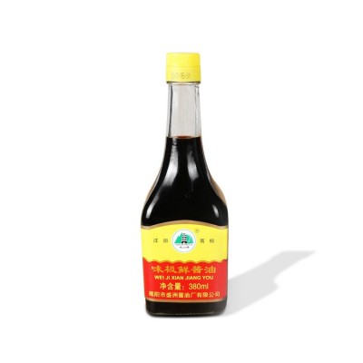 优质非转基因原料自然酿造特级生抽380毫升高等级品质味极鲜酱油图5