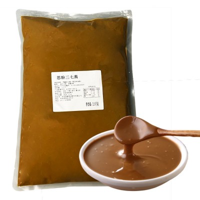 批发三七酱芝麻花生酱餐饮混合蘸料凉皮麻汁火锅专用酱三七芝麻酱图5