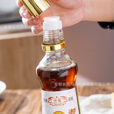 香油御膳牌纯芝麻油450ml买4瓶送礼盒麻油初榨香油批发图3
