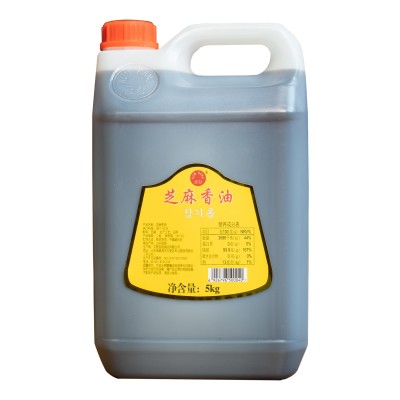 【工厂直供】KUMKANG/金刚 商用凉拌家用麻油压榨5KG桶装芝麻香油图4