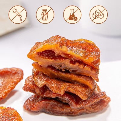 新鲜倒蒸苹果干原味代发500g 不加糖软糯水果干办公室休闲小零食图4