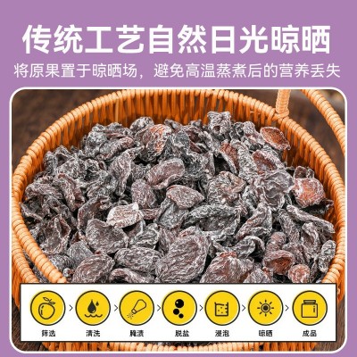 无核话梅干话梅肉酸梅子蜜饯九制老梅干孕妇零食乌梅条夹番茄水果图4