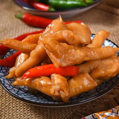 金厨娘多味鸡爪泡椒凤爪200g即食卤味鸡肉零食网红熟食鸡爪批发