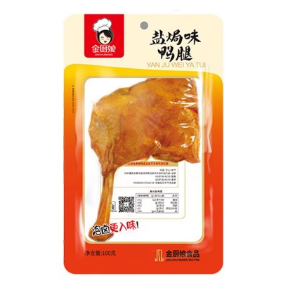 一件代发金厨娘鸭腿盐焗麻辣香酥大鸭腿淘宝抖音热卖零食代发