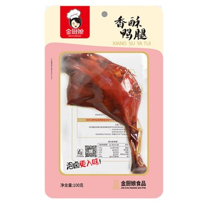 一件代发金厨娘鸭腿盐焗麻辣香酥大鸭腿淘宝抖音热卖零食代发图5