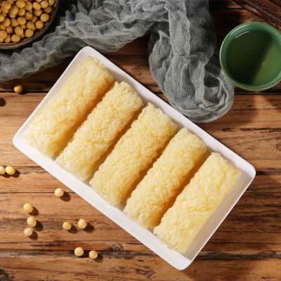 火锅食材 响铃卷黄金卷脆铃卷豆皮卷腐竹卷 火锅伴侣油炸腐竹批发图3