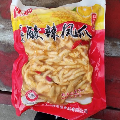 商用泡椒凤爪全熟柠檬鸡爪网红零食酸辣大包装开袋即食地摊货源