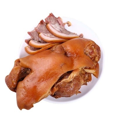 地摊卤猪头肉批发卤味全熟猪头肉冷菜店下酒菜冷冻全熟食品卤猪头图5