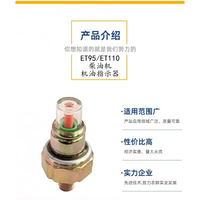 跨境老挝泰国柴油机机油指示器 et95et110柴油机机油灯 配件sq192