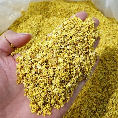 干花微波桂花干广西桂林桂花茶真空低温脱水桂花干 桂林金桂花干图4