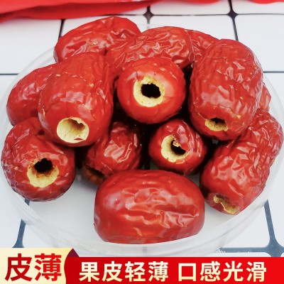 新疆大枣无核红枣空心枣无核若羌枣泡水 即食孕妇零食无子图2