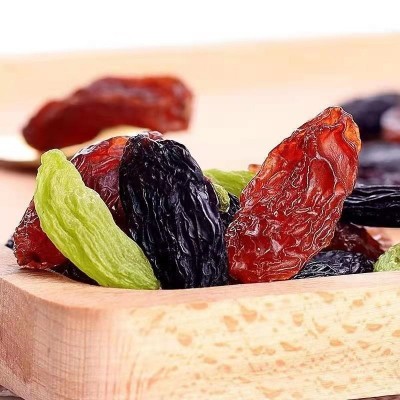 新疆无核葡萄干无籽提子干批发500g多味蜜饯果干混合四色葡萄干图3
