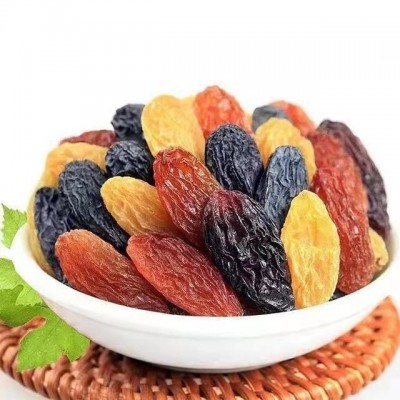 新疆无核葡萄干无籽提子干批发500g多味蜜饯果干混合四色葡萄干