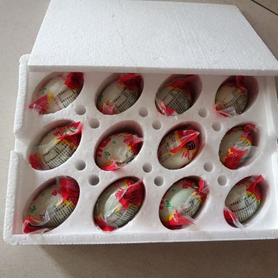 高邮市湖宝咸鸭蛋80g×12枚手提式彩盒传统工艺腌制80g咸鸭蛋礼盒图3