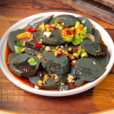 松花蛋皮蛋肠250g休闲零食凉拌下酒菜 即食熟食批发生产图3