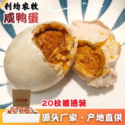 咸鸭蛋军丹海鸭蛋北部湾海鸭蛋流油腌制秘法纯正咸鸭蛋20枚装中秋