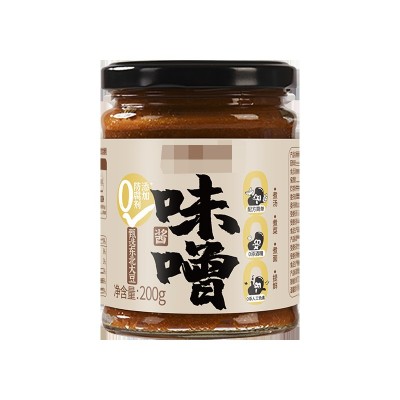 味噌抖音爆款200g厂家供应家用日式味噌汤调味料大豆酱无 添加味增图5