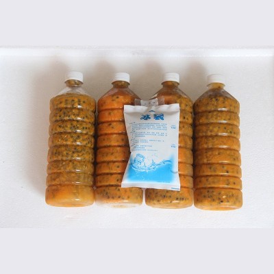 新鲜百香果酱鸡蛋果酱果汁果肉原汁原浆奶茶店专用 8斤包邮批发图3