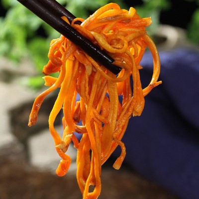 滇闽家人云南虫草花实体本 色 无 硫包装138克北虫草金黄蛹虫草花图2