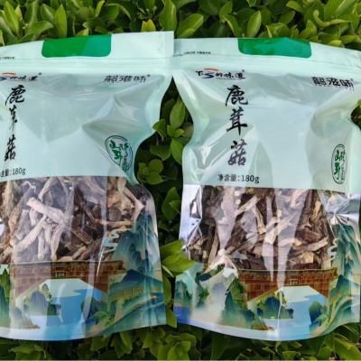 福建宁德寿宁工厂直供高山鹿茸菇批发菌菇干货批发180g图3