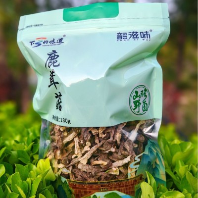福建宁德寿宁工厂直供高山鹿茸菇批发菌菇干货批发180g图2