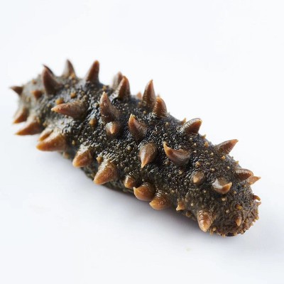 半干顶火海参大连辽参刺参500g拉缸盐海参批发盐渍海参一件代发图2